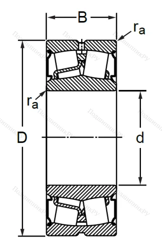 Сферический роликовый подшипник BS 2-2215 2CS (BS 2-2215 2CS) в Нижнем Тагиле