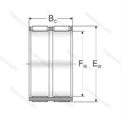Подшипник игольчатый радиальный K 28x33x27ZWTN
