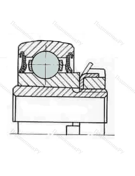 Шариковый однорядный подшипник 1680206 в Нижнем Тагиле