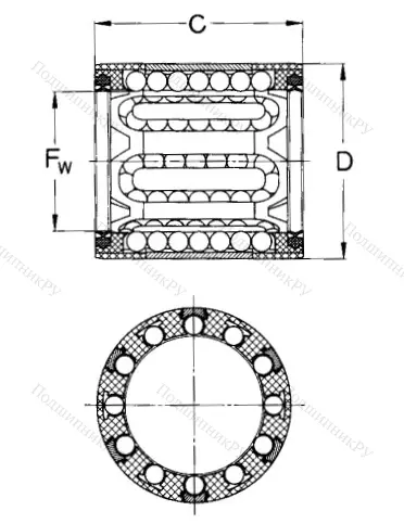 Подшипник LBBR 50-2LS в Нижнем Тагиле