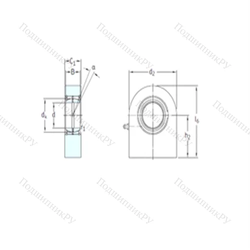 Подшипник скольжения сферический SCF 120ES от производителя  SKF Подшипник скольжения сферический SCF 120ES от производителя  SKF