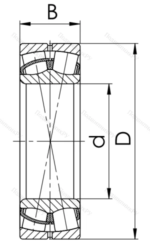 Сферический роликовый подшипник 53515 Н (22215 CW 33) в Нижнем Тагиле