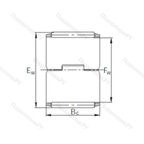 Подшипник игольчатый радиальный K 374227PCSP от производителя  KBC Подшипник игольчатый радиальный K 374227PCSP от производителя  KBC