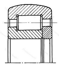 Модификация подшипника 942906К размер 28x85x33