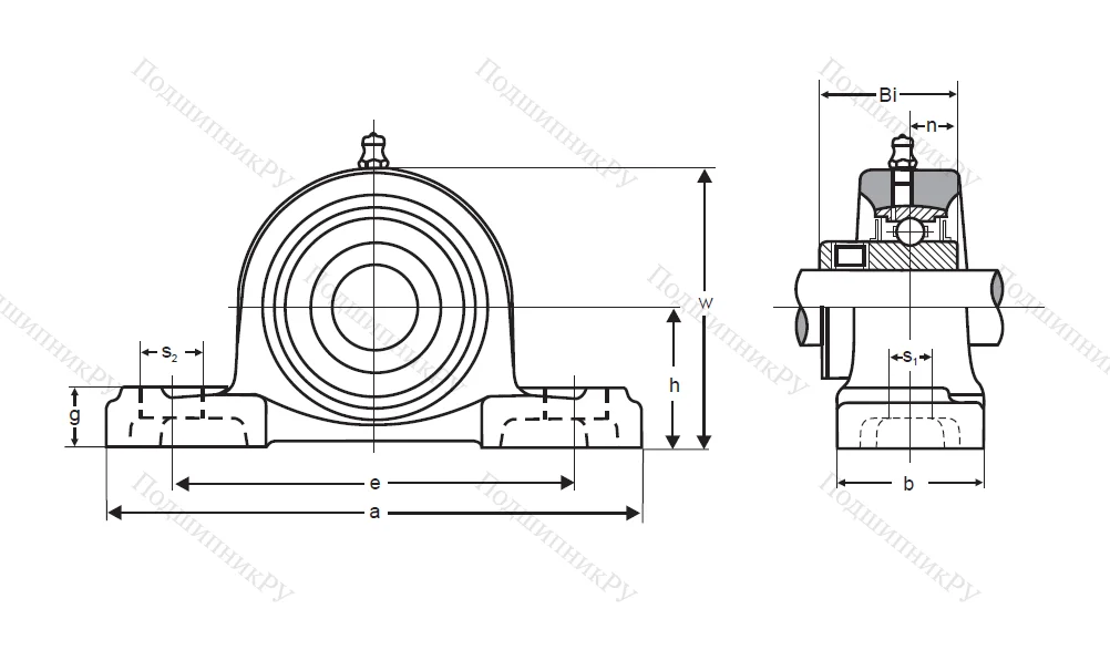 Подшипниковый узел UKP 210 в Нижнем Тагиле