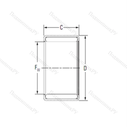 Подшипник игольчатый радиальный