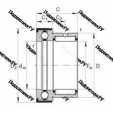 Подшипник NKX 70-Z-XL в Нижнем Тагиле