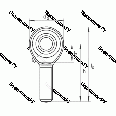 Подшипник GAKR 16-PB в Нижнем Тагиле