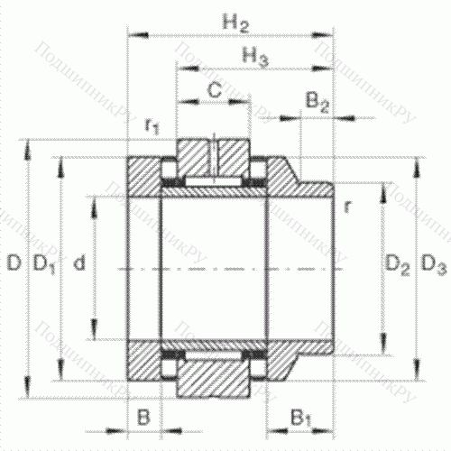 Подшипник комбинированный роликовый ZARN 45105-L-TV